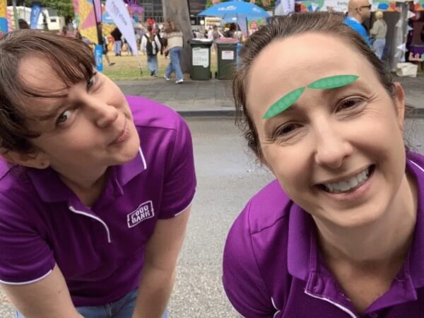 Striking a pose at the Telethon Family Festival
